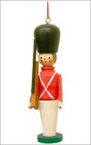 Toy Soldier Wooden German Ornament