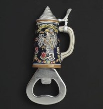 Deutschland Stein Magnet Bottle Opener