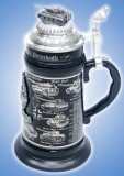German Tank History Beer Stein