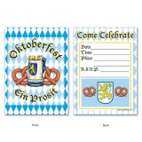 Oktoberfest Party Invitations 8 pack