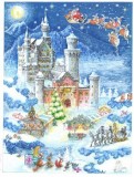 Neuschwanstein Christmas German Advent Calendar