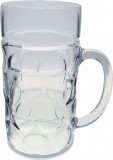Plastic 1 Liter Dimpled Beer Mug