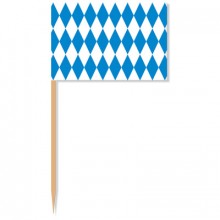 Bavarian Flag Accent Toothpick 50pk