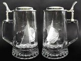 Sailing Glass Beer Stein