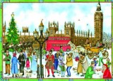 Old London Town Square German Advent Calendar