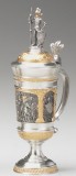 Gothic Campaign Pewter Beer Stein