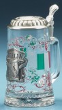 Italia Glass Beer Stein