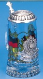 Deutschland Glass Beer Stein