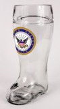 US Navy Glass Beer Boot