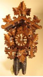 Leaves German Cuckoo Clock