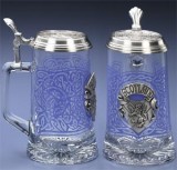 Scotland Glass Beer Stein