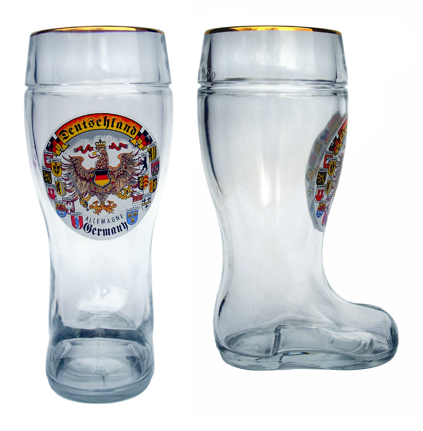 Glass Beer Boot Glass Beer Boot