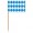 Bavarian Flag Accent Toothpick 50pk