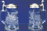 Mallard Glass Beer Stein