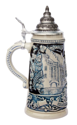 Hofbrauhaus Munich Brewery Beer Stein Cobalt Germansteins Com