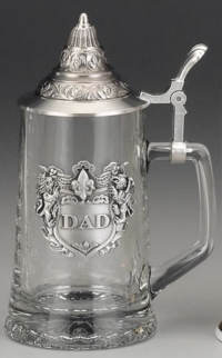 Glass Beer Stein Father's Day Gift Idea