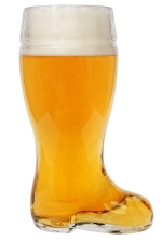 Glass Beer Boot Gift Idea for Father's Day